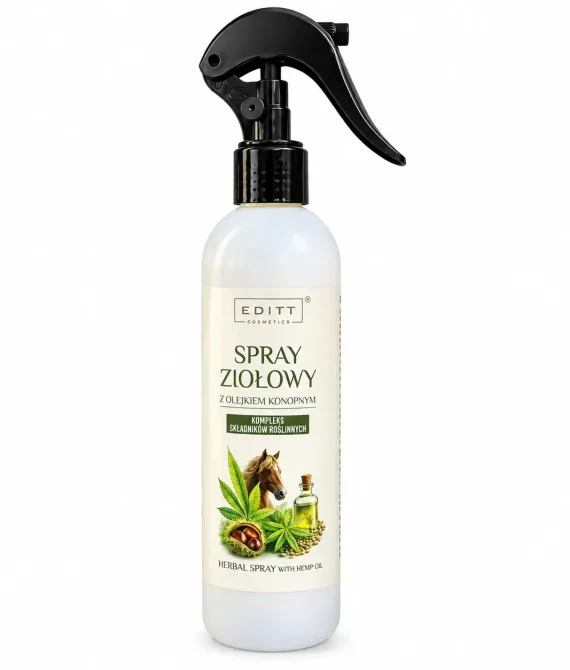 Spray ziołowy z olejkiem konopnym