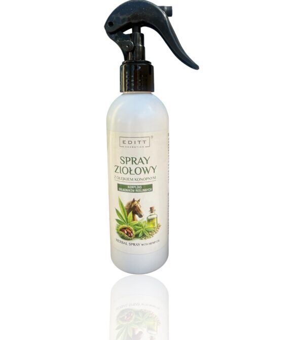 Spray ziołowy z olejkiem konopnym
