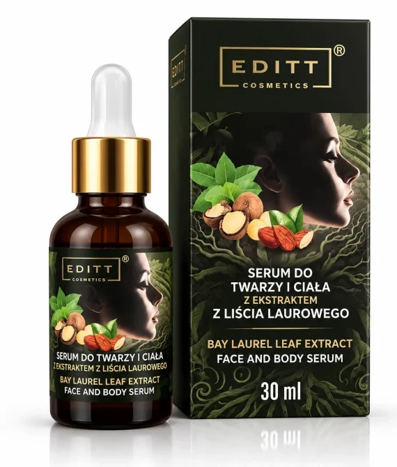 Serum do twarzy i ciała z ekstraktem z liścia laurowego